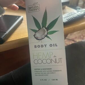 Hemp & Coconut Body Oil - White